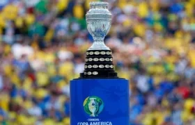 Imagen del trofeo de la Copa América.