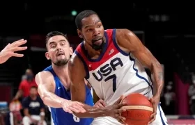 Kevin Durant, jugador de los Estados Unidos. 