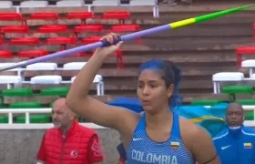 Valentina Barrios, atleta del Atlántico. 