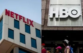  Logos de Netflix y HBO.