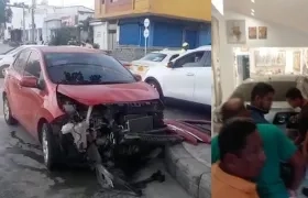 Los dos vehículos implicados en el accidente. 