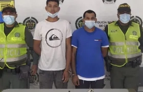 Johandry Antonio Recuero Romero y Víctor Alfonso Noguera Sivira, capturados.