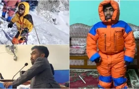 Sagar Bishwakarma Sunar pretende lograr toda una hazaña en el montañismo. 