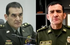 Generales William Salamanca y Carlos Ernesto Rodríguez.