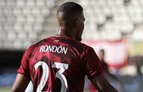 Salomón Rondón, delantero venezolano. 