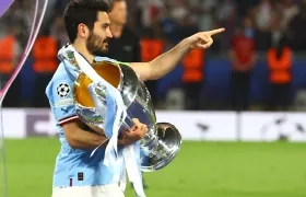 Ilkay Gundogan ganó la Liga de Campeones con el Manchester City.