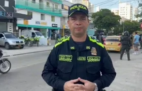 Coronel Henry Alexander Leal Velásquez, comandante Operativo de Seguridad Ciudadana de la Policía de Cartagena