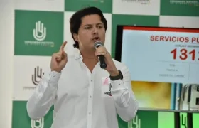 El Personero Distrital de Barranquilla, Miguel Ángel Alzate. 