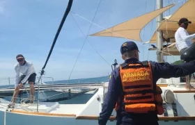 La Armada atendió el incidente en Playa Secreta, Barú