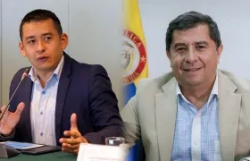  Ministro de Ciencia, Arturo Luis Luna Tapia, y el director del Departamento Administrativo de la Función Pública, César Augusto Manrique Soacha.