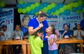 Candidata a la Alcaldía de Galapa, Carmiña Navarro.