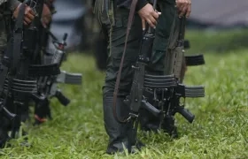 Guerrilleros de las disidencias de las FARC.