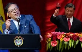 El presidente de Colombia, Gustavo Petro, y el de China, Xi Jinping, se reúnen el 25 de octubre 