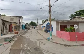 Calle 21 con carrera 33, barrio San Roque. 