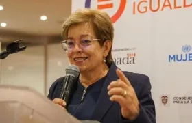 La Ministra de Trabajo, Gloria Inés Ramírez.