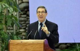 El ministro de cubano de Relaciones Exteriores, Bruno Rodríguez Parrilla