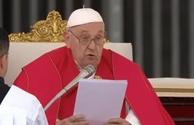 El Papa Francisco en el rezo del Ángelus este domingo