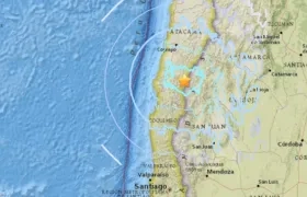 El sismo se sintió en amplio sector de Chile. 