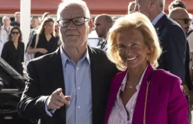 Thierry Fremaux, director del Festival de Cannes e Iris Knobloch, presidenta del Festival.