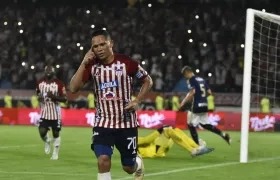 Carlos Bacca, capitán y máximo goleador de Junior en la Copa Libertadores. 