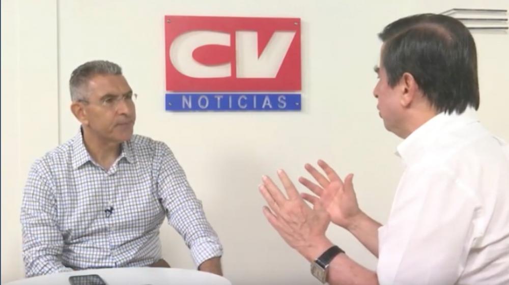 Jorge Cura en entrevista con el exministro Juan Fernando Cristo.