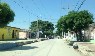 Lugar de los hechos en el barrio La Chinita.