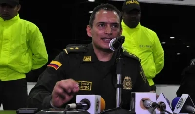 Brigadier General Mariano Botero Coy, comandante de la Policía Metropolitana de Barranquilla.