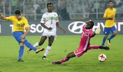 Brasil se quedó con el tercer puesto del Mundial Sub 17 al vencer a Mali con marcador 2-0.