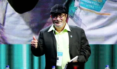 El miembro de las FARC-EP Rodrigo Londoño, alias "Timochenko"