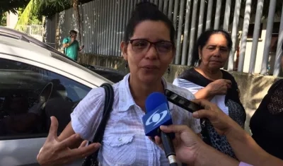 Íngrid Rojano Sandoval,  mamá de José Manuel Chiquez Rojano, el vendedor de Supergiros asesinado en Costa Hermosa. 