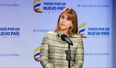 Griselda Restrepom, ministra de Trabajo