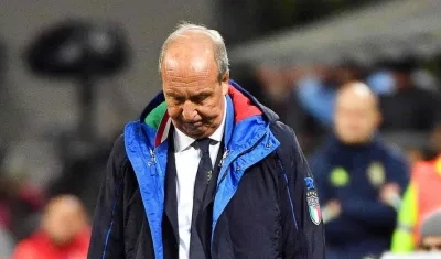 Gian Piero Ventura, extécnico de la selección Italia. 