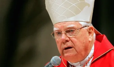 El cardenal estadounidense Bernard Law.