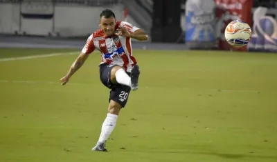 Marlon Piedrahita, lateral de Junior. 