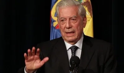 El premio Nobel Mario Vargas Llosa.