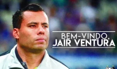 Jair Ventura, nuevo técnico del Santos. 
