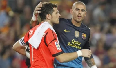 Iker Casillas y Víctor Valdés.