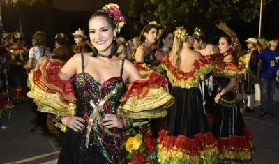 Valeria Abuchaibe, Reina del Carnaval de Barranquilla.