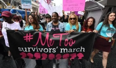 El movimiento del #MeToo  desató protestas de mujeres en varios países.