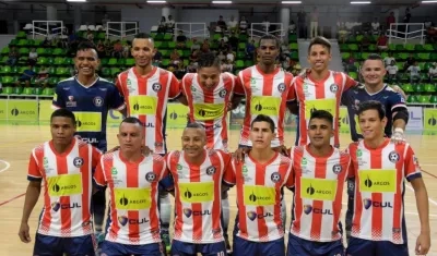 Escuadra del Independiente Barranquilla. 