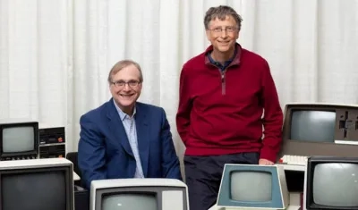 Paul Allen y Bill Gates, co-fundadores de Microsoft.