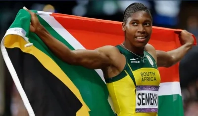 Caster Semenya, atleta sudafricana.
