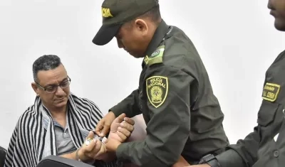  José Luis Aduén Uribe fue asegurado hoy en la Cárcel Distrital El Bosque.