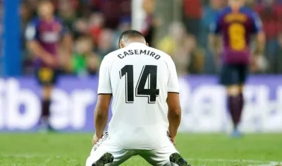 Casemiro, jugador del Real Madrid. 