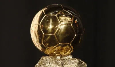 Trofeo del balón de oro.