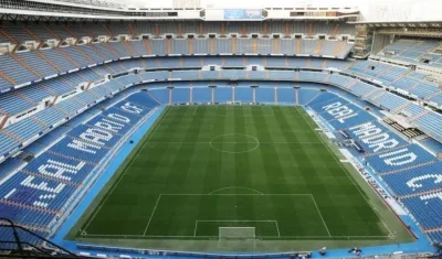 El estadio Santiago Bernabéu de Madrid.