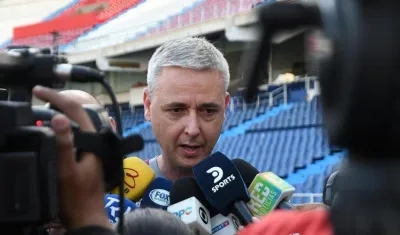 El entrenador del Atlético Paranaense, Tiago Nunes.