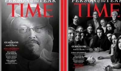 El periodista saudí asesinado Jamal Khashoggi fue elegido personaje del año 2018.