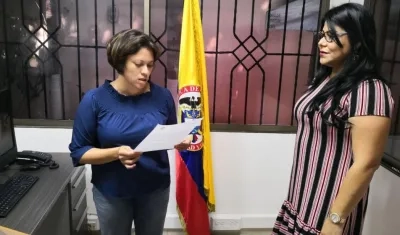 La Superservicios, Natasha Avendaño posesiona a Keidy Díaz, cómo Directora Territorial de esa entidad