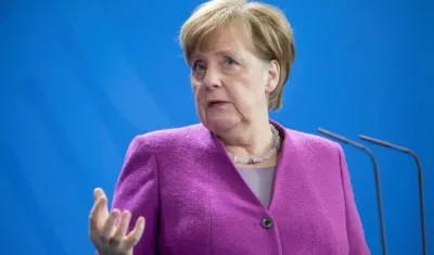 Angela Merkel, canciller de Alemania. 